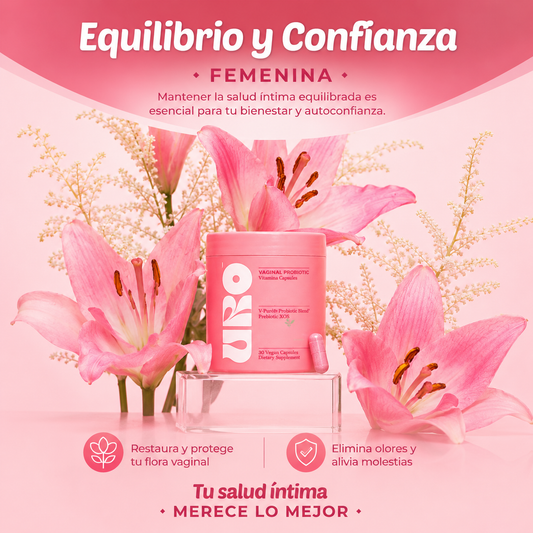 URO™ - Probiótico Vaginal 60 Capsulas